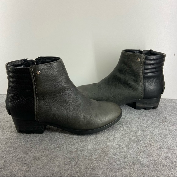 Sorel Danica Waterproof Leather Short Boot Bootie Women’s Size 6.5 - Picture 10 of 12